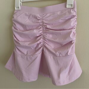 Gold Hinge Ruched Athletic Skirt